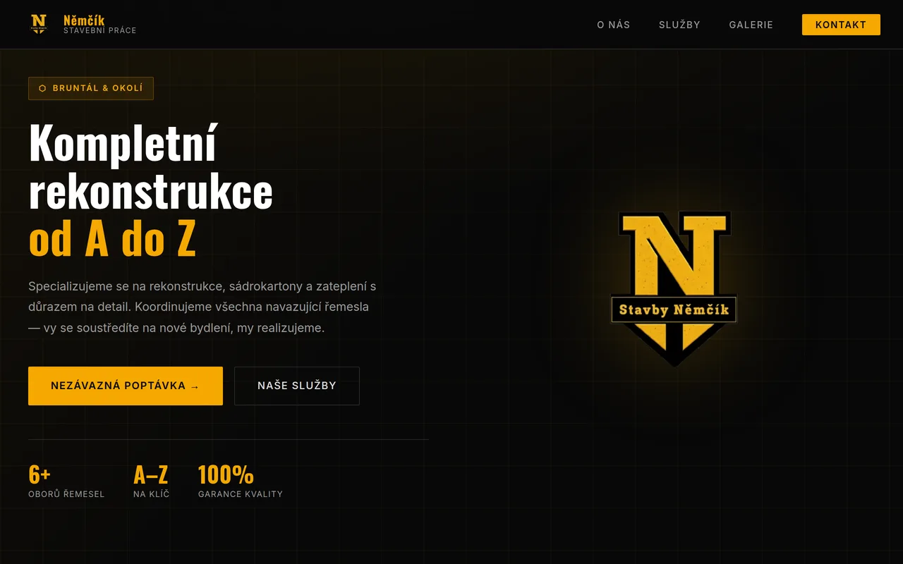 Web Stavby Němčík